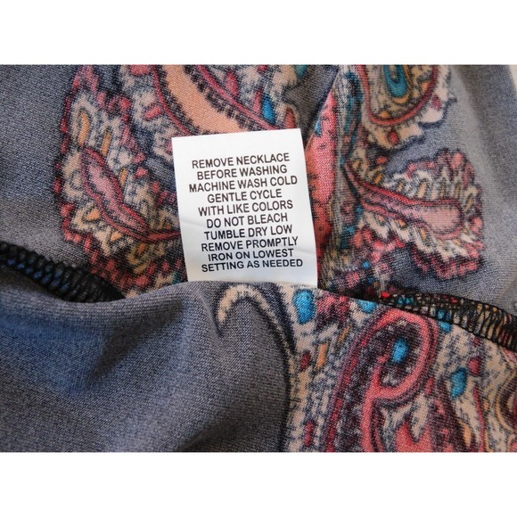 NY Collection Dress 1X Women's Plus Stylish Sheath Dress & Necklace Size 1X - Picture 11 of 11